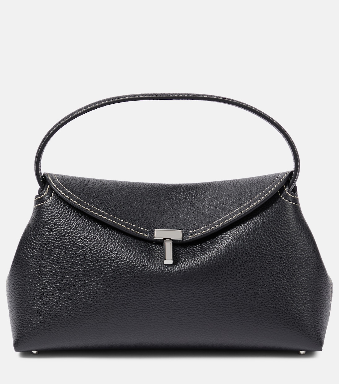 Clutch T-Lock Small in pelle | Toteme