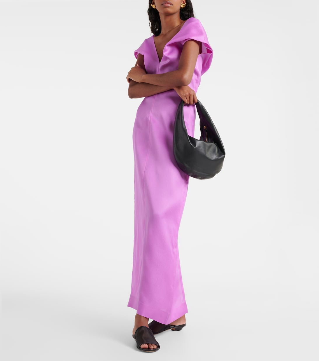 Pantoletten Marion aus Mesh mit Leder | Khaite