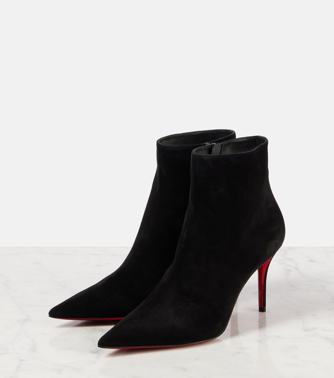 So Apostropha 80 suede ankle boots  | Christian Louboutin