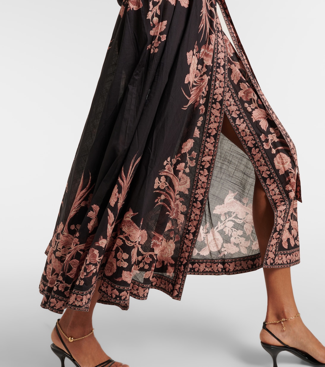 Waverly floral cotton wrap dress | Zimmermann