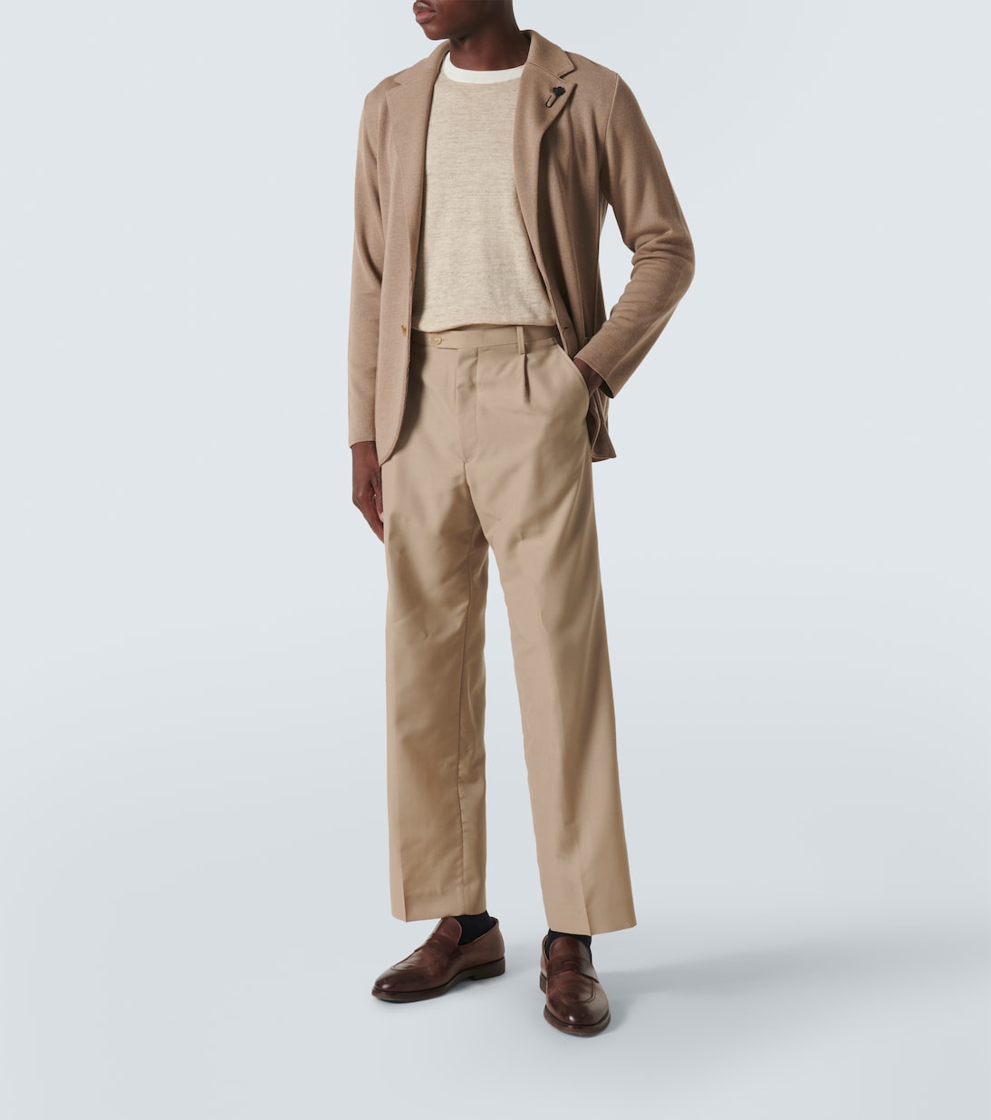 Blazer en laine, soie et cachemire | Lardini