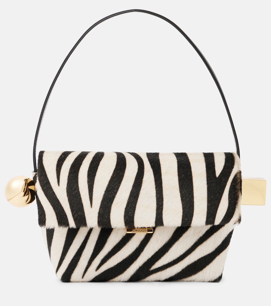 Sac Rond Carré en cuir façon poulain | Jacquemus