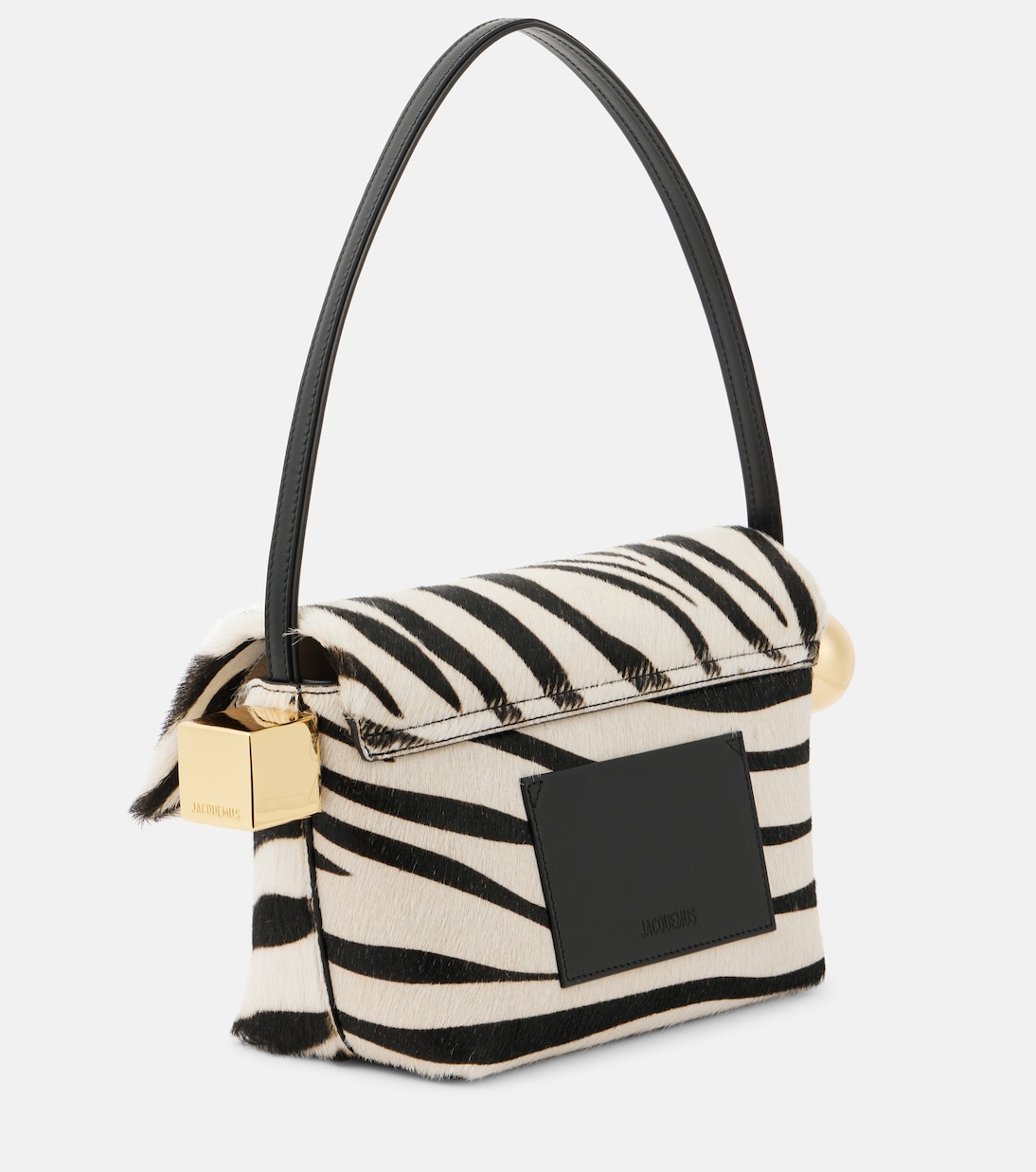 Sac Rond Carré en cuir façon poulain | Jacquemus