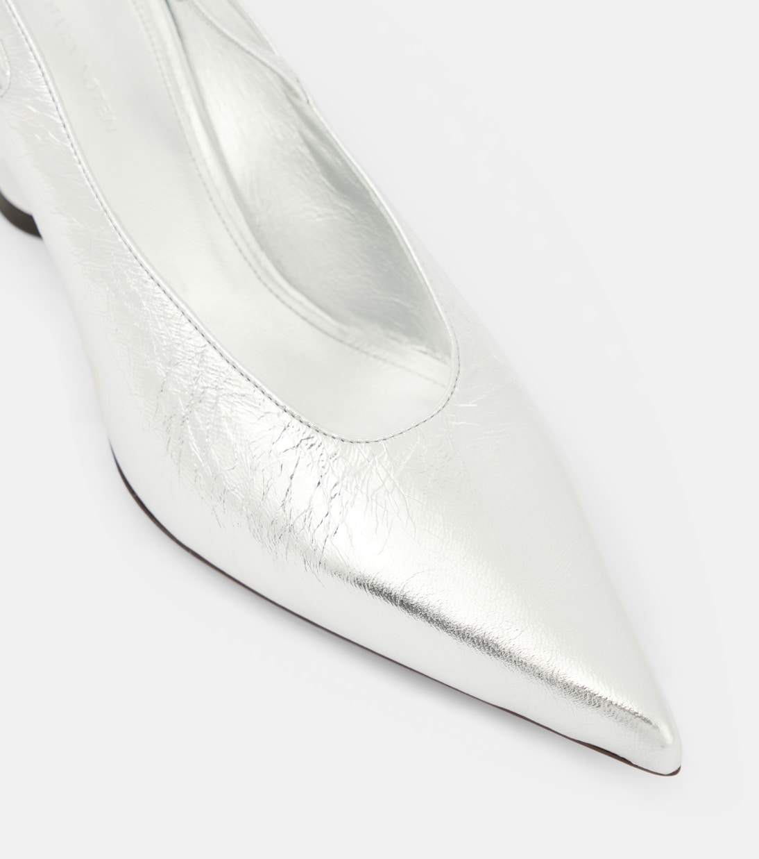 Pumps slingback 65 in pelle metallizzata | Dries Van Noten