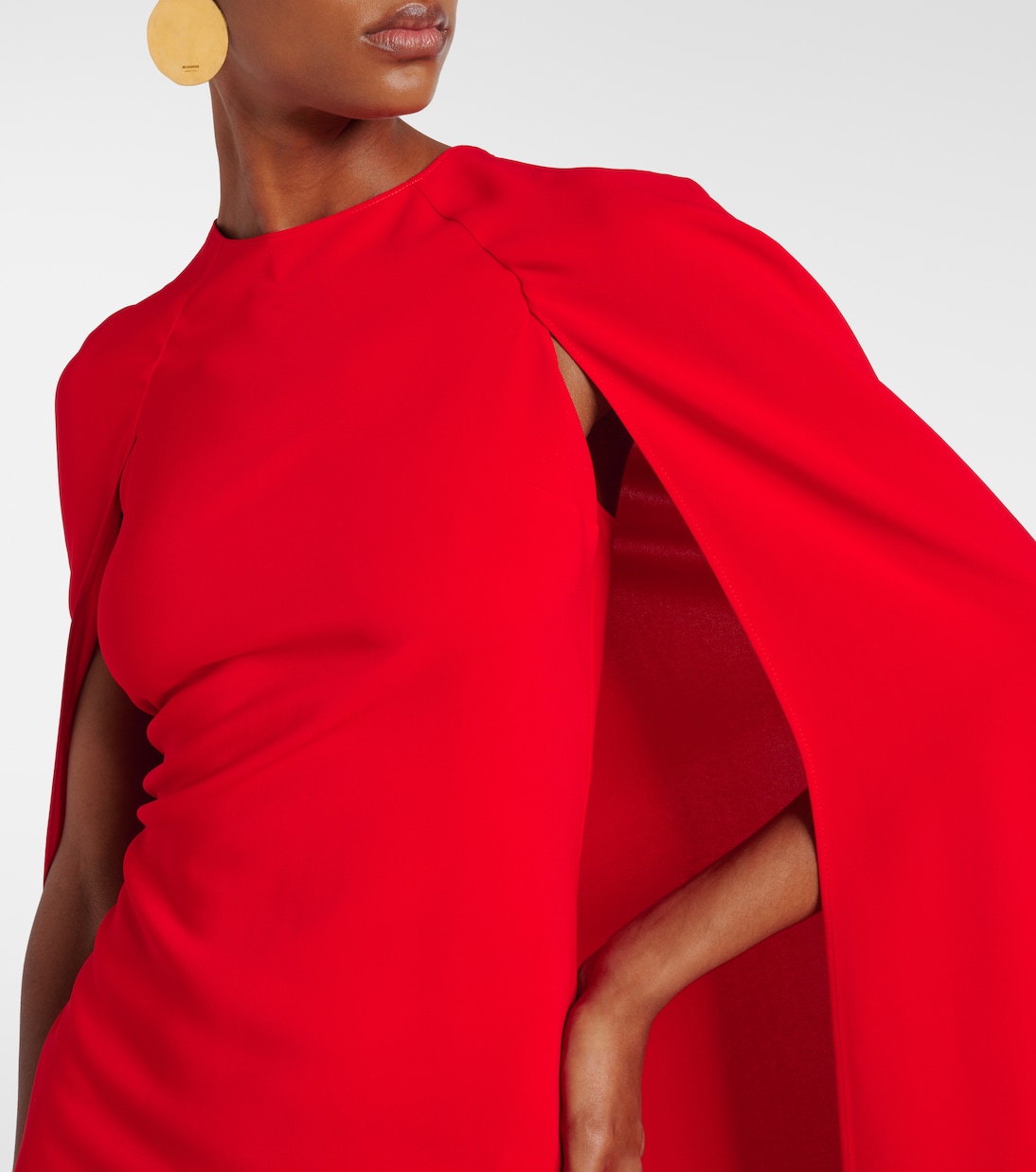Caped midi dress | Stella McCartney