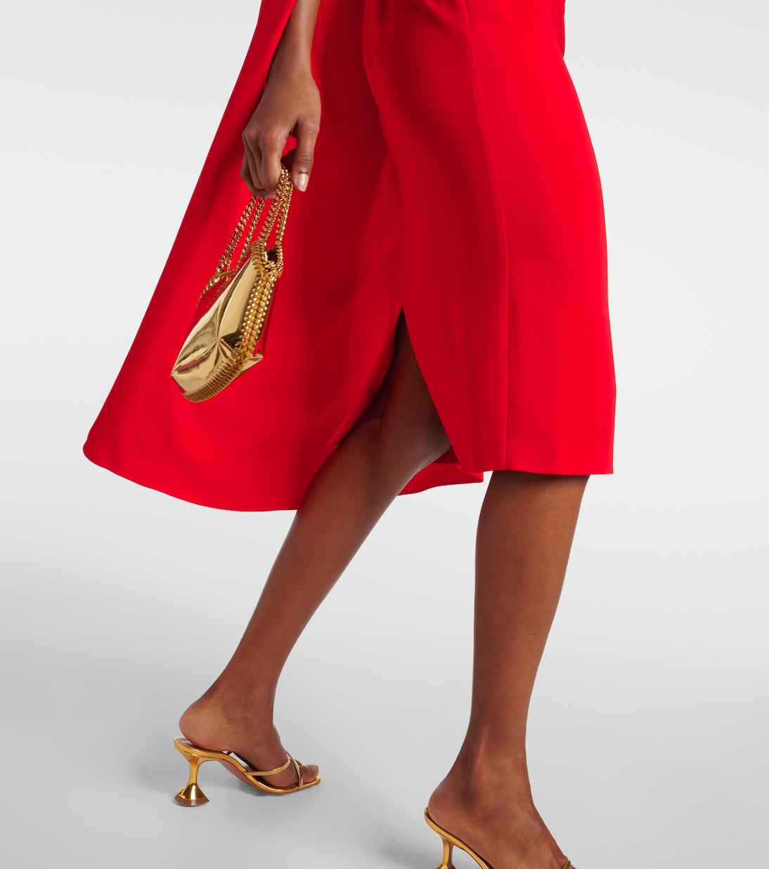 Caped midi dress | Stella McCartney