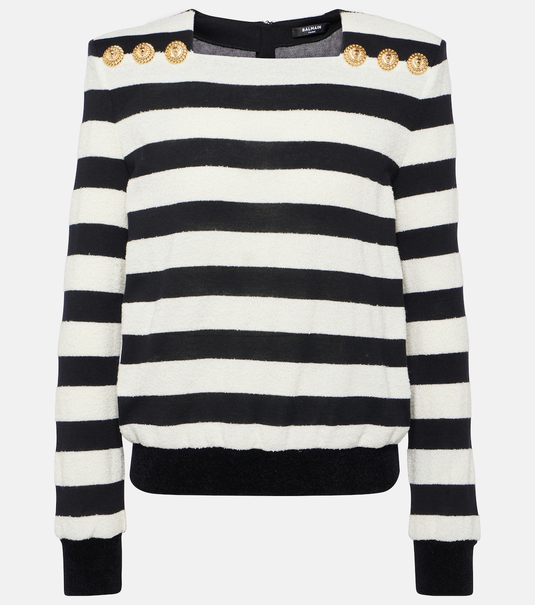 Top in jersey a righe | Balmain