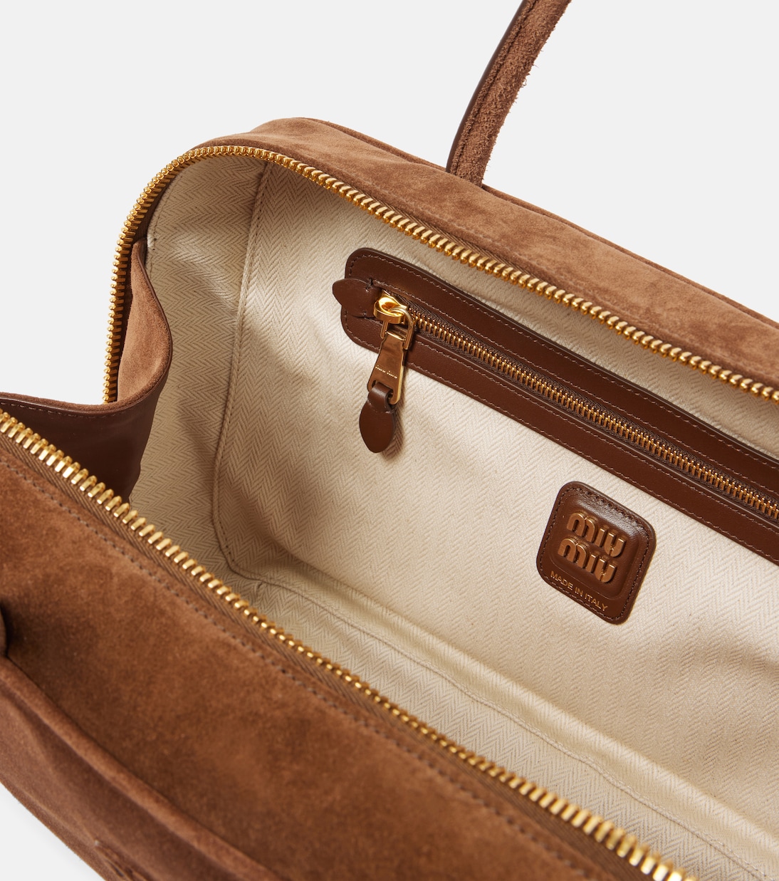 Beau suede shoulder bag | Miu Miu