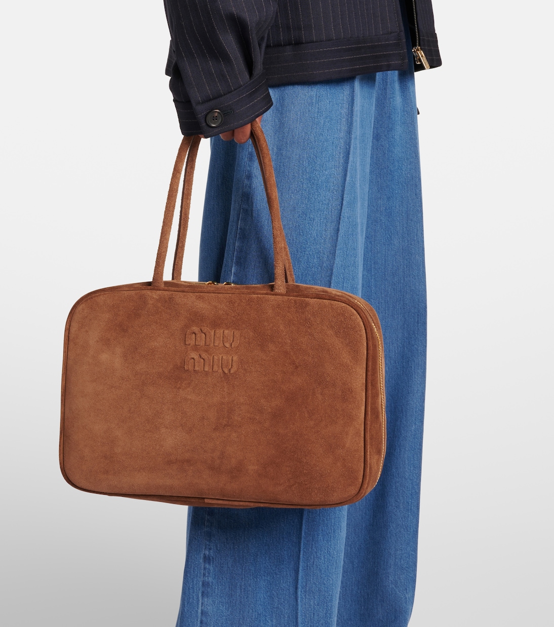 Beau suede shoulder bag | Miu Miu