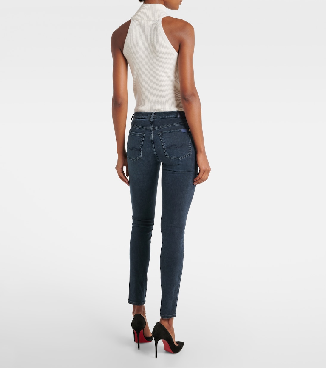 Low-Rise Skinny Jeans | 7 For All Mankind