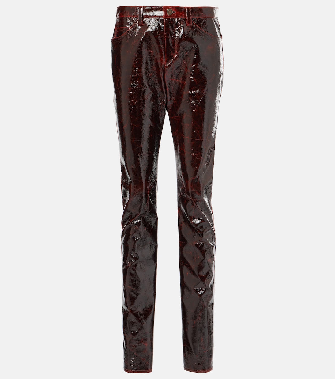 Pantaloni slim Lovis in misto cotone | Isabel Marant