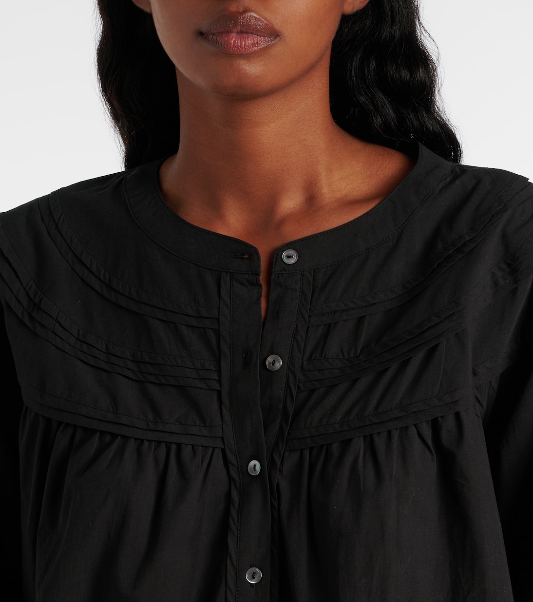 Carden broderie anglaise cotton blouse | Velvet