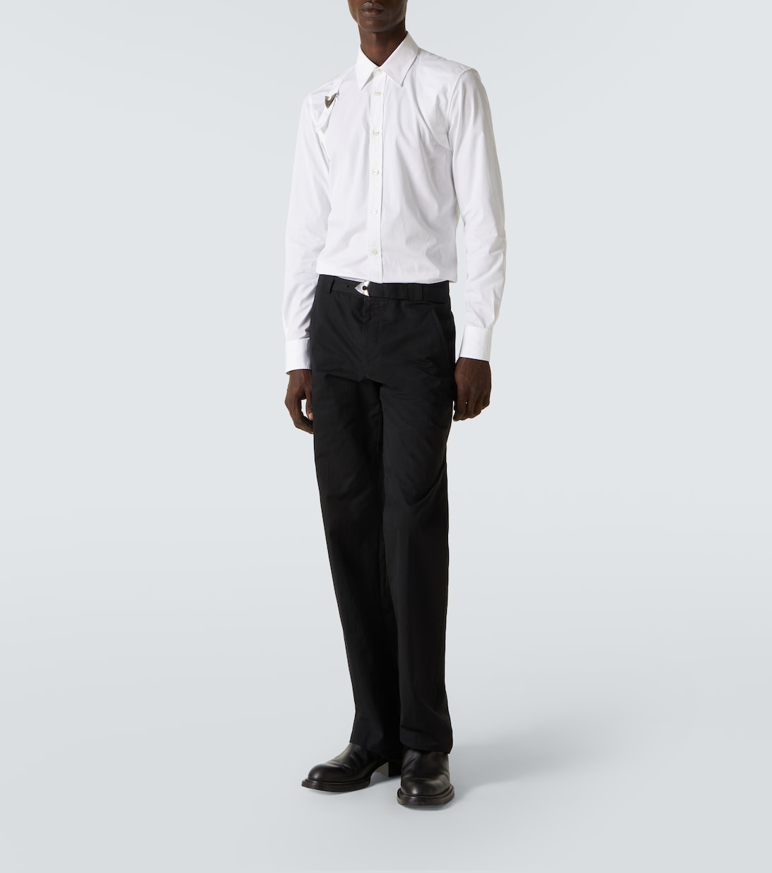 Camicia Arrow in popeline di cotone | McQueen