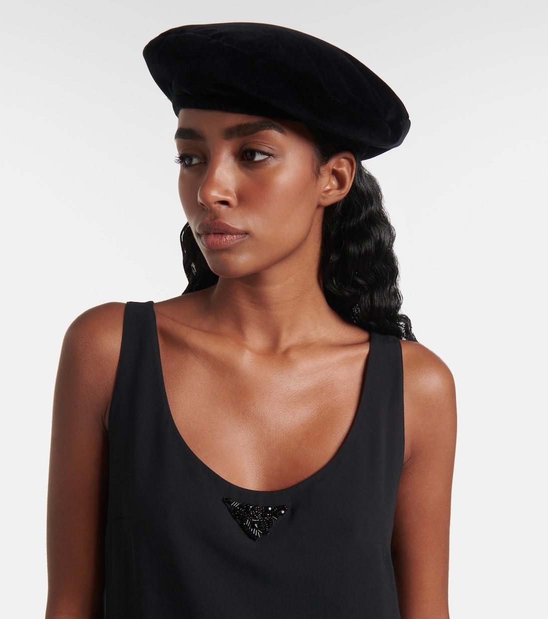 Cappello in velluto di cotone | Prada