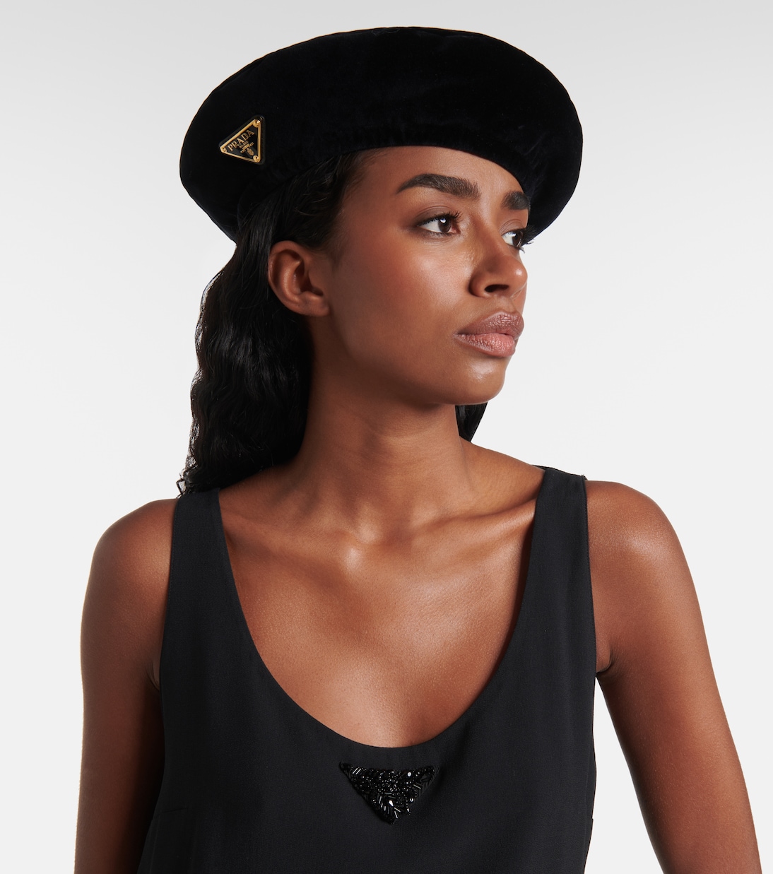 Cappello in velluto di cotone | Prada