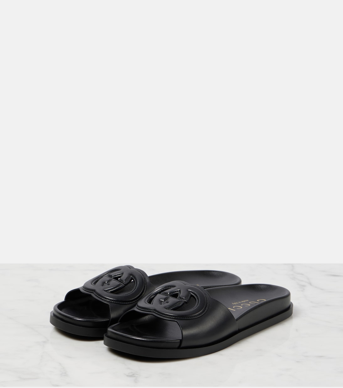 Scarpe slip-on in pelle GG firmate Gucci per uno stile giovane e moderno