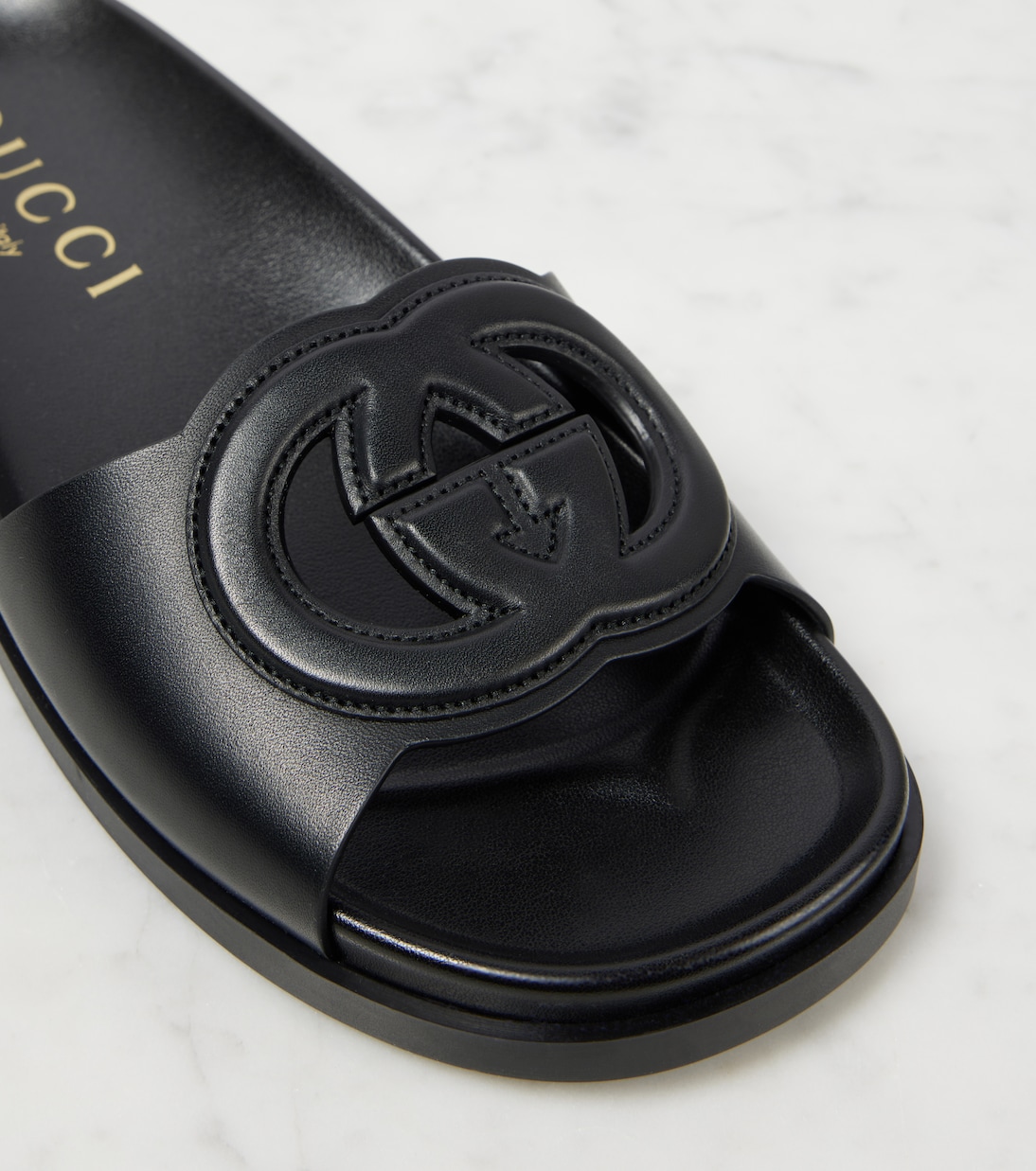 Scarpe slip-on in pelle GG firmate Gucci per uno stile giovane e moderno