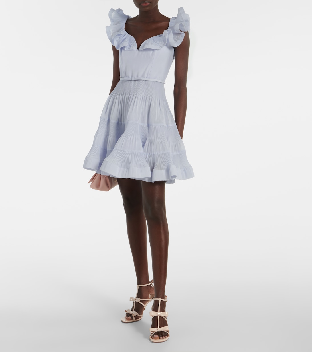 Abito corto con volant | Zimmermann