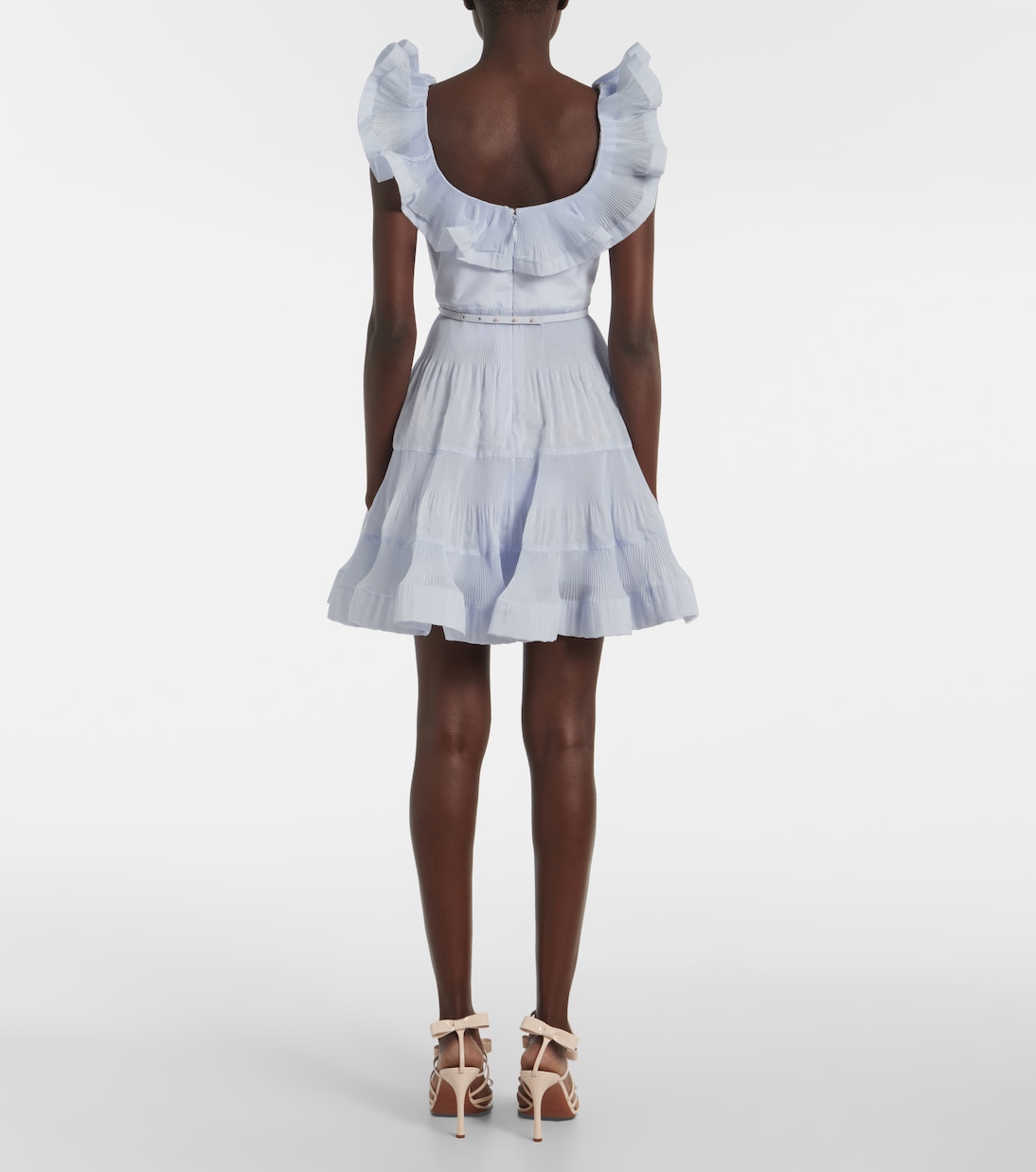 Abito corto con volant | Zimmermann