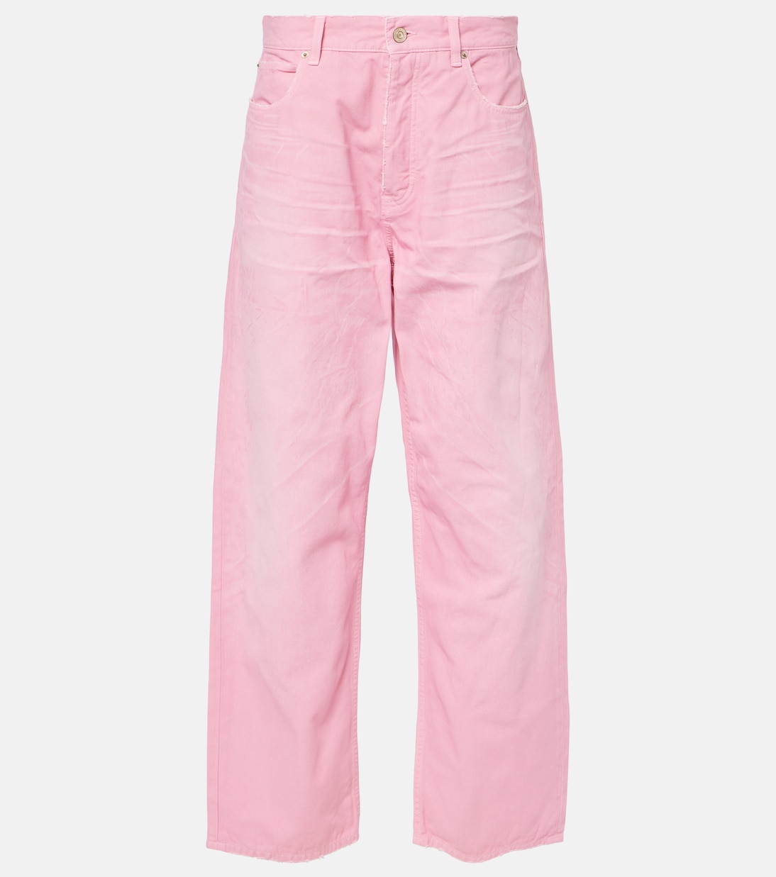 Jeans anchos de tiro alto | Balenciaga