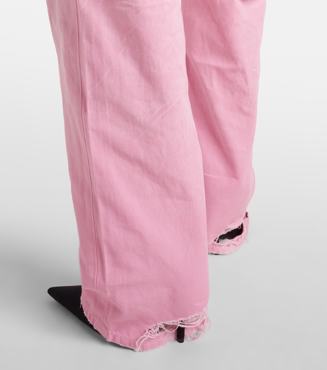 Jeans anchos de tiro alto | Balenciaga