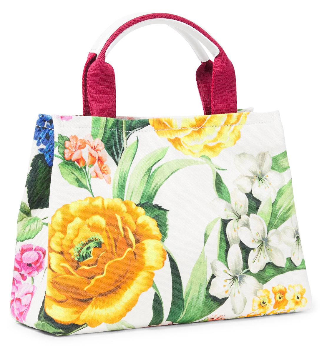 Borsa in canvas e pelle con stampa | Dolce&Gabbana Kids