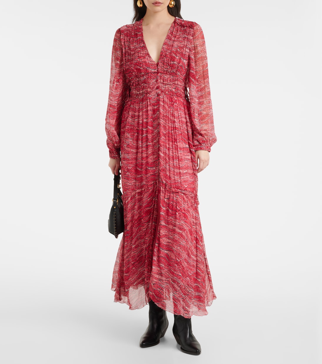 Abito lungo Amara in chiffon | Marant Etoile