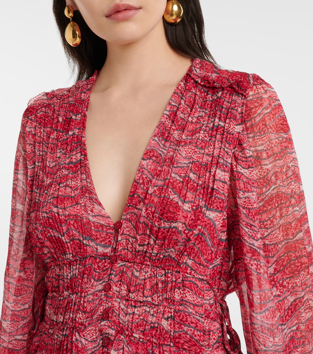 Abito lungo Amara in chiffon | Marant Etoile