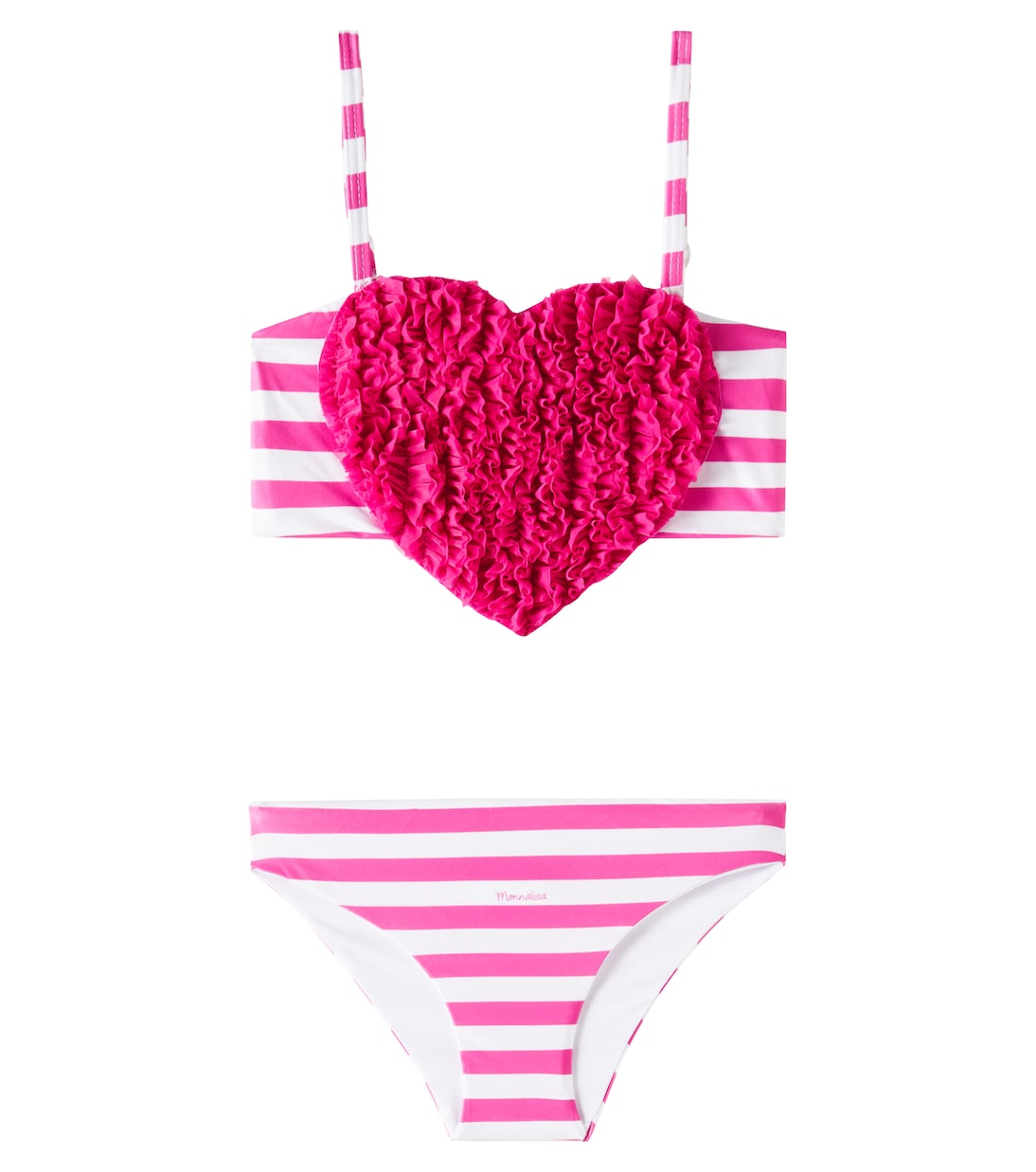 Ruffled striped bikini | Monnalisa