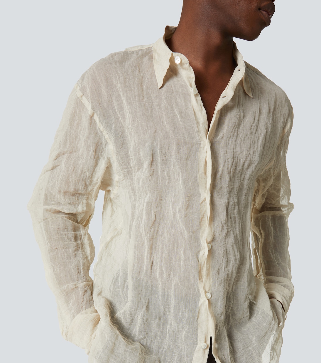 Camicia in misto cotone e seta | Dries Van Noten