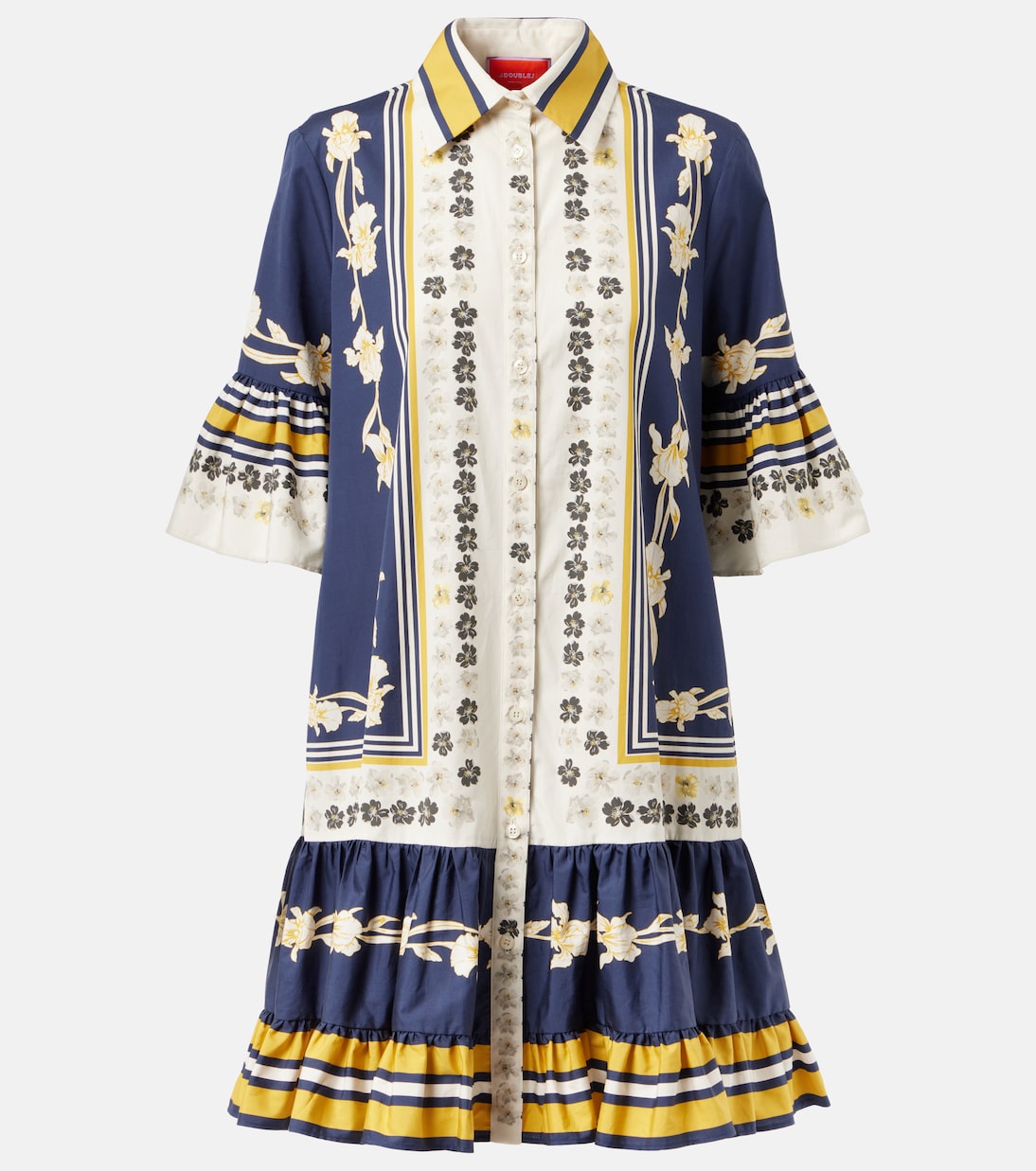 Hemdblusenkleid Choux aus Baumwollpopeline | La DoubleJ