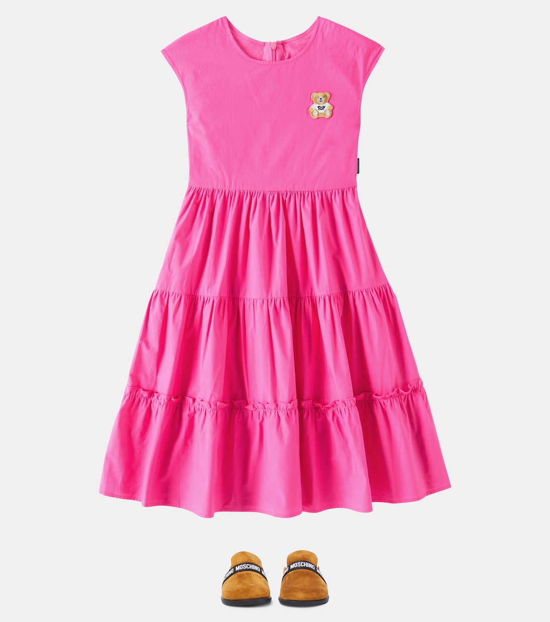 Kleid aus Baumwolle | Moschino Kids