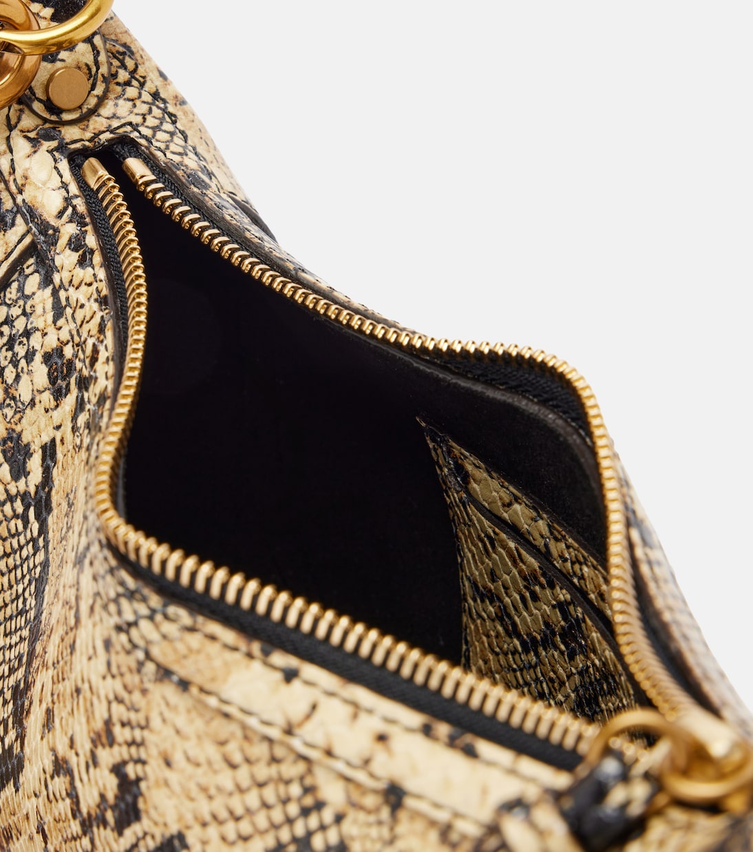 Oskan Moon snake-effect leather shoulder bag | Isabel Marant