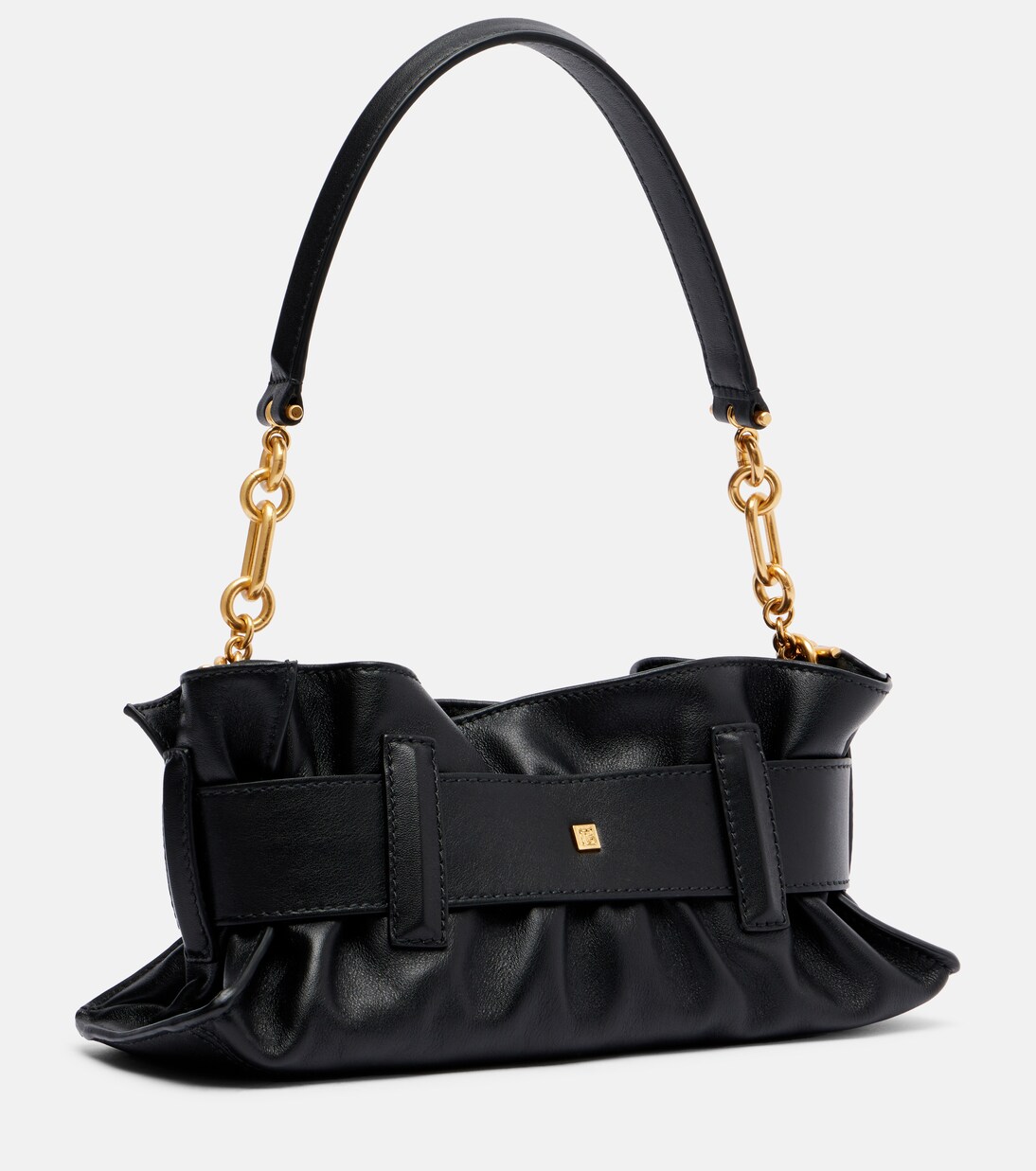 Anthem Mini leather shoulder bag | Balmain