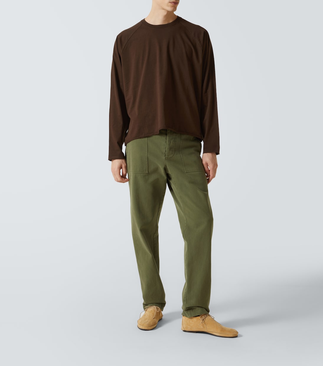 Valerio cotton straight pants | The Row