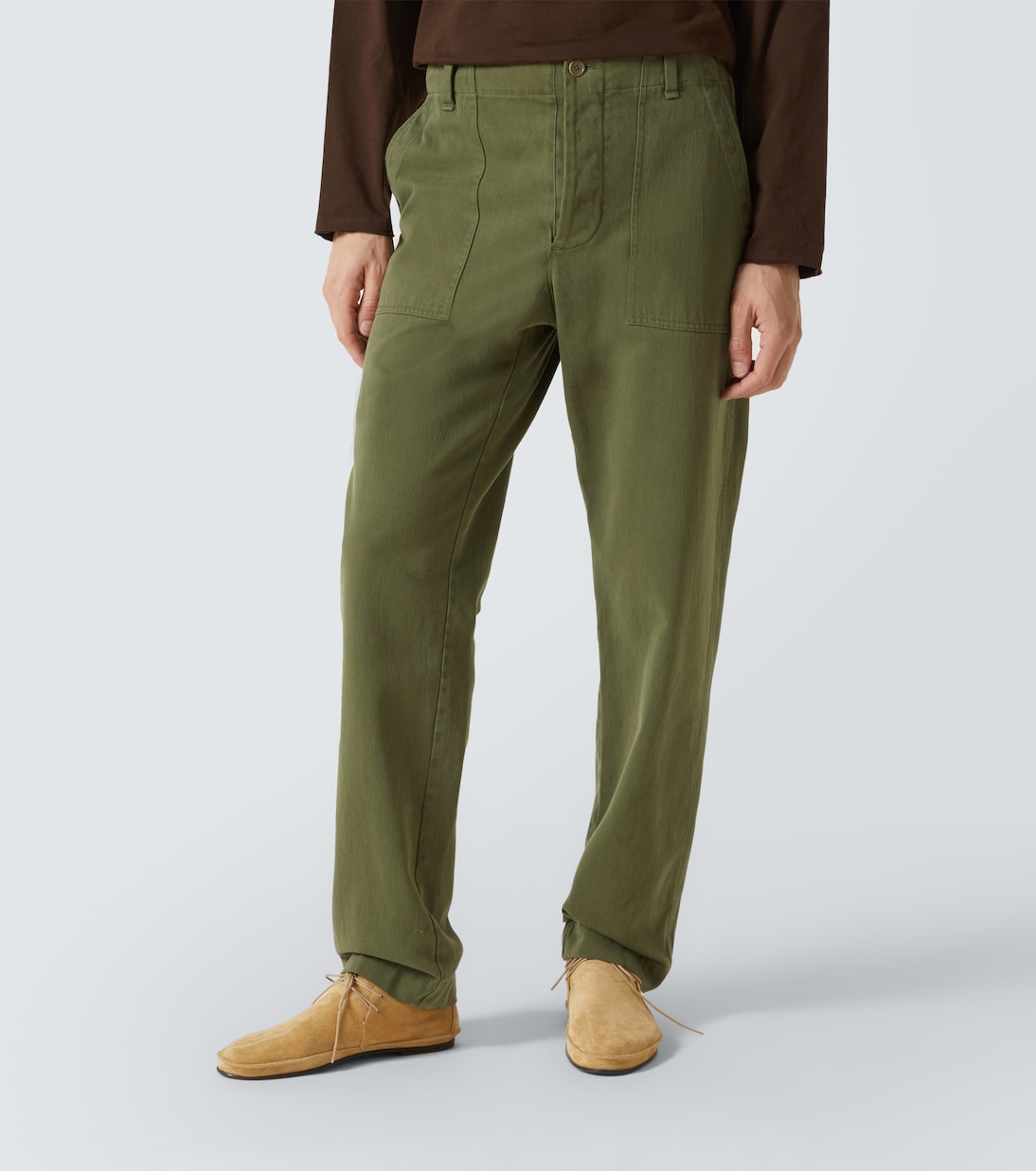 Valerio cotton straight pants | The Row