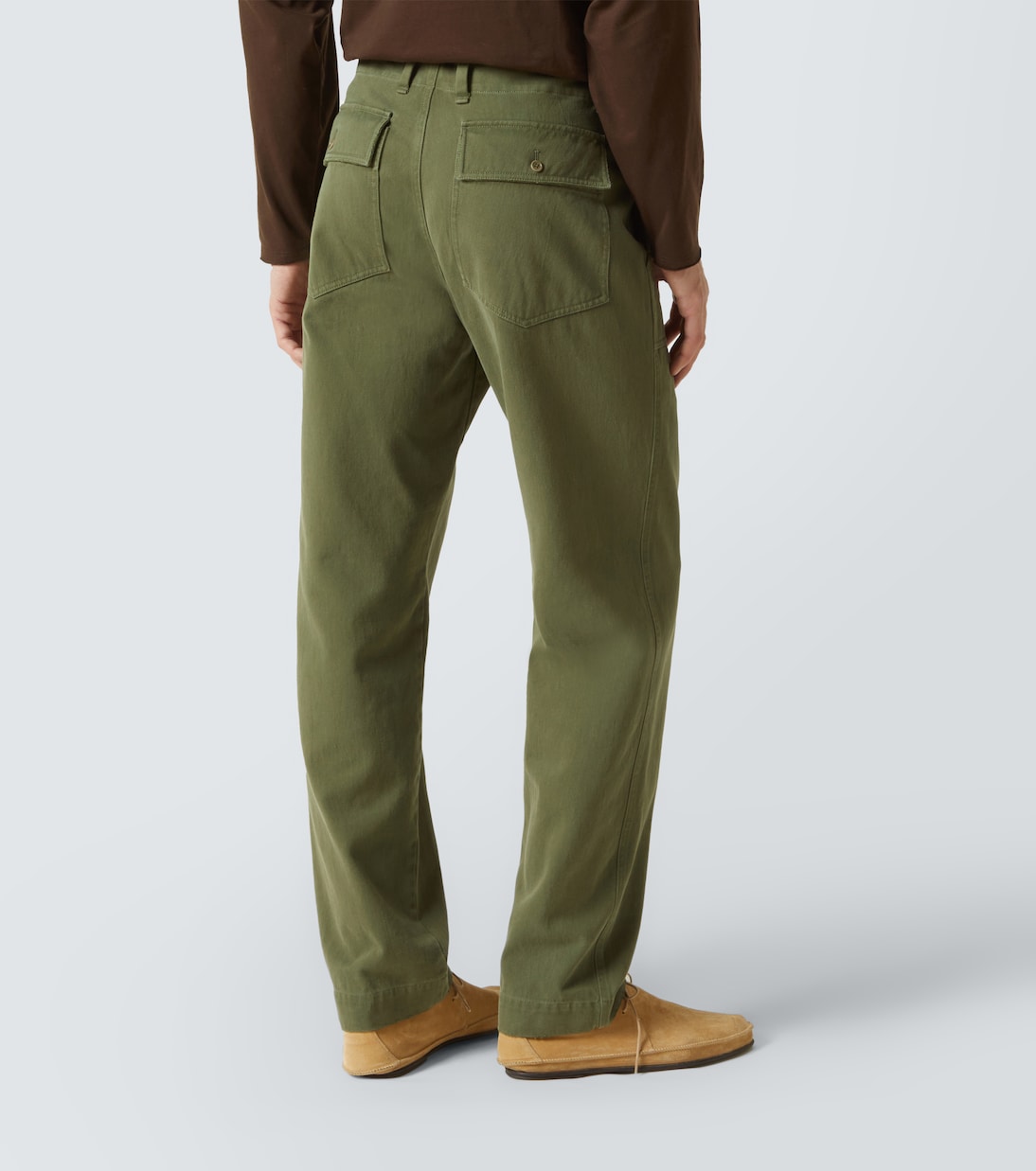 Valerio cotton straight pants | The Row
