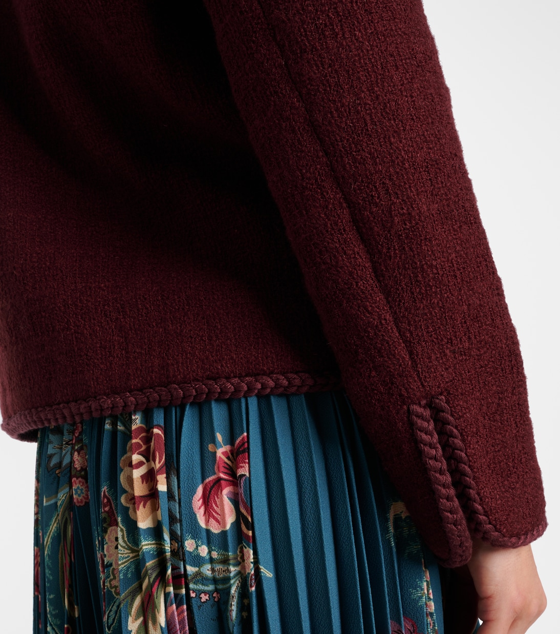 Giacca doppiopetto in lana e mohair | Etro
