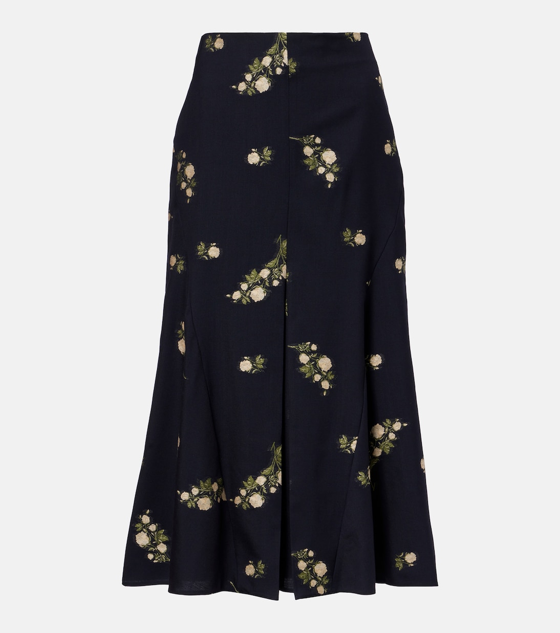 Floral jacquard midi skirt | Erdem