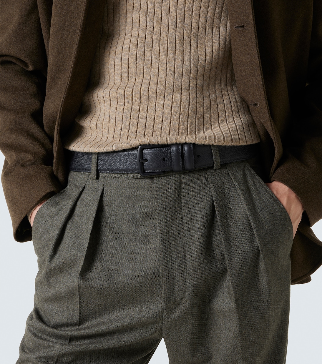 Alsavel leather belt | Loro Piana