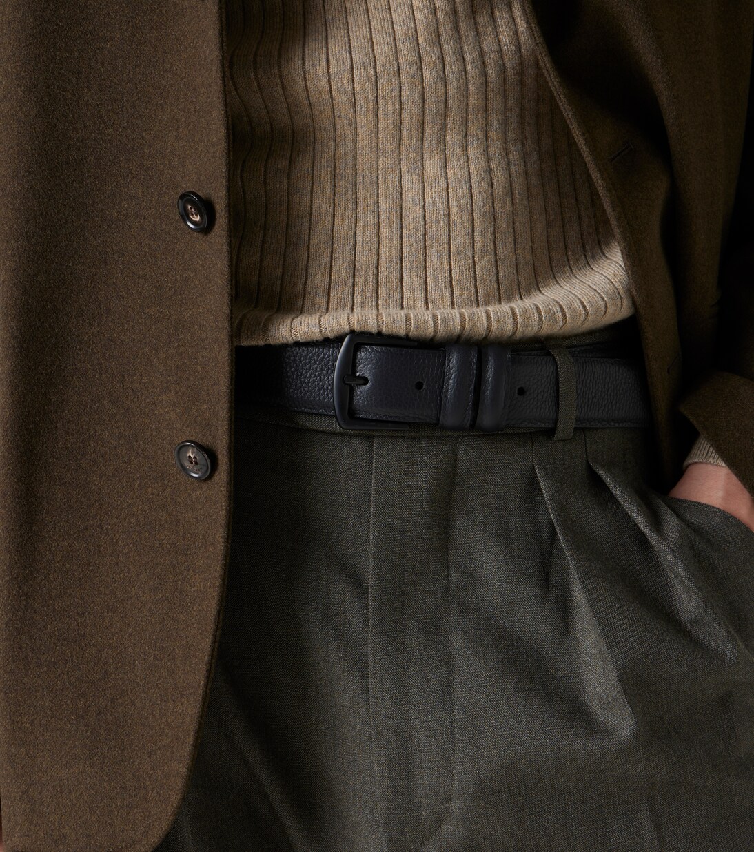 Alsavel leather belt | Loro Piana
