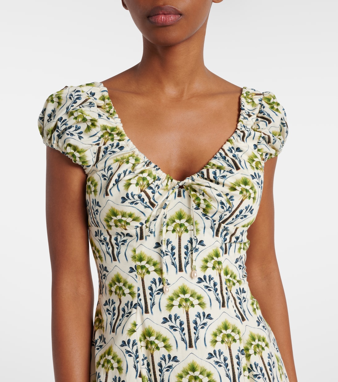 Mati Moriche cotton poplin minidress | Agua by Agua Bendita