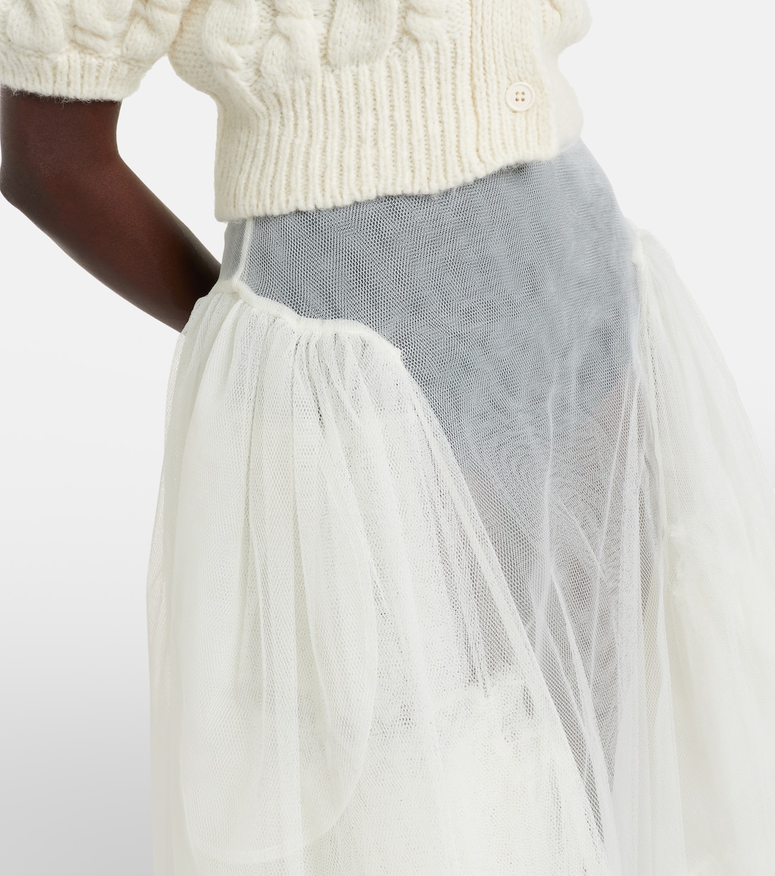 Tulle midi skirt | Simone Rocha