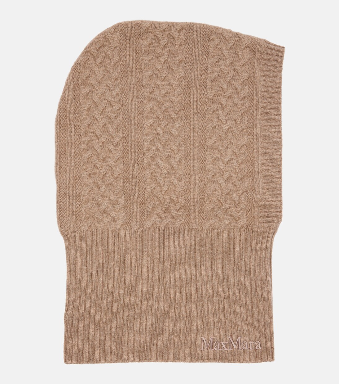 Romana cable-knit cashmere hood | Max Mara