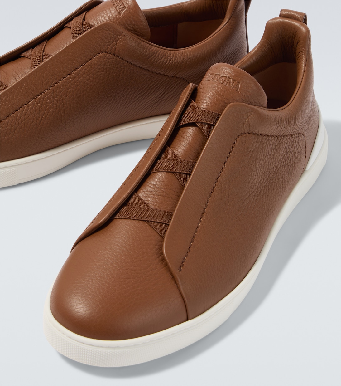 Sneakers Triple Stitch aus Leder | Zegna