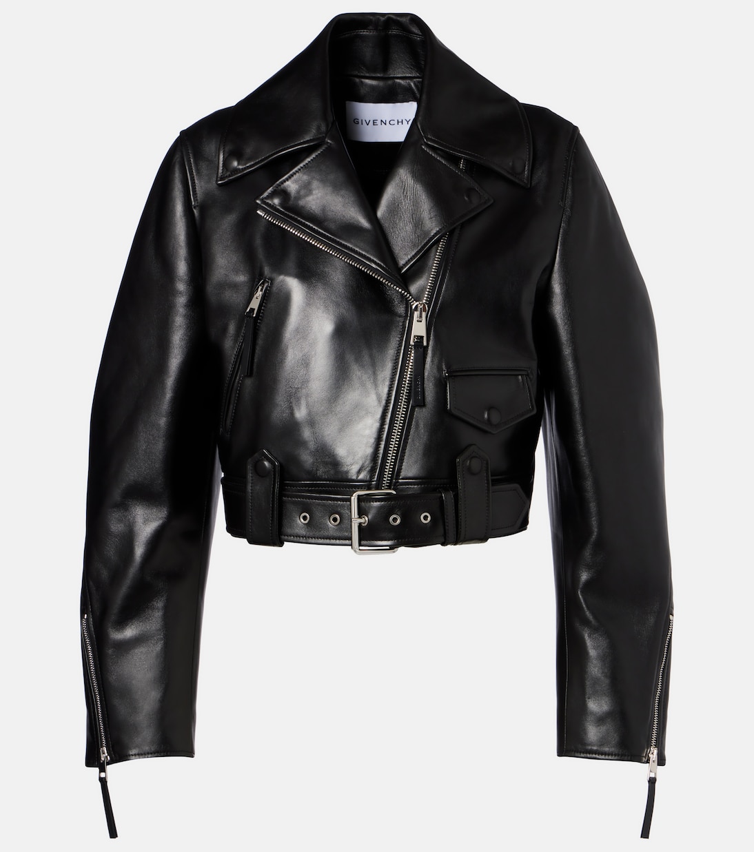 Giacca biker cropped Cocoon in pelle | Givenchy