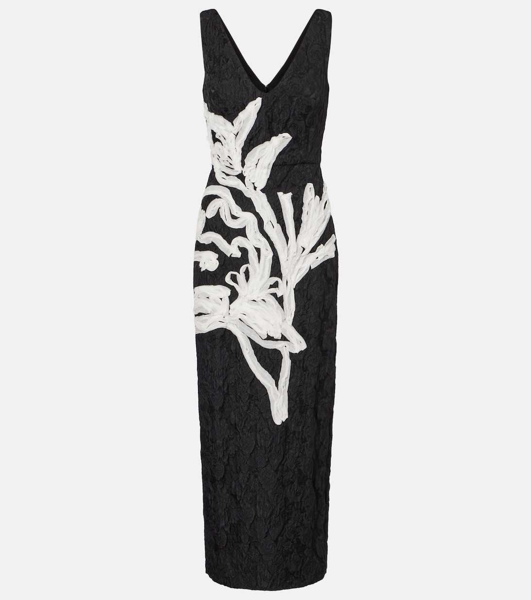 Floral jacquard midi dress | Erdem