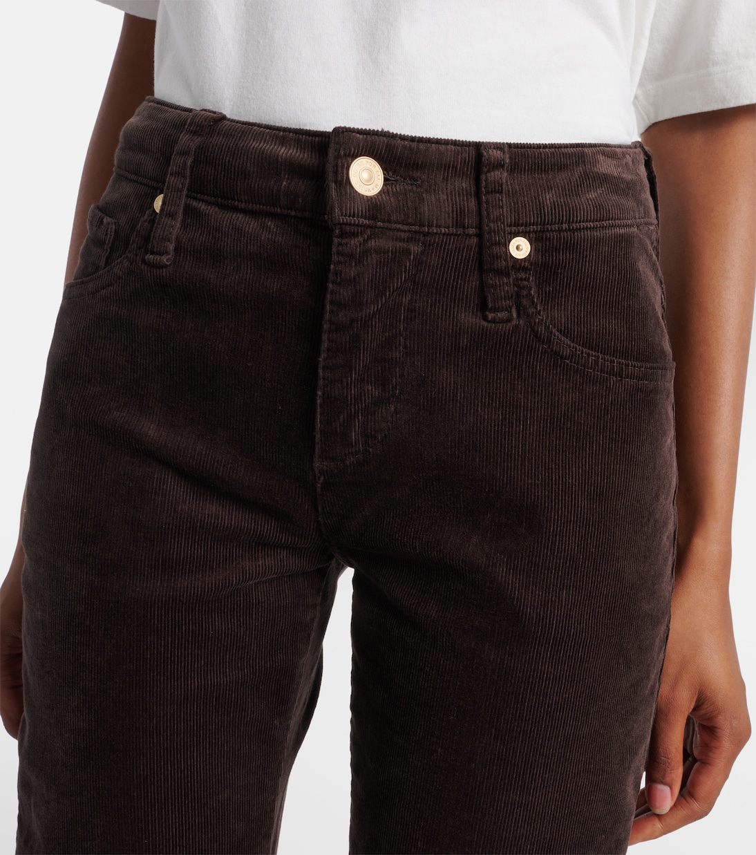 Calie Straight mid-rise flared jeans | 7 For All Mankind