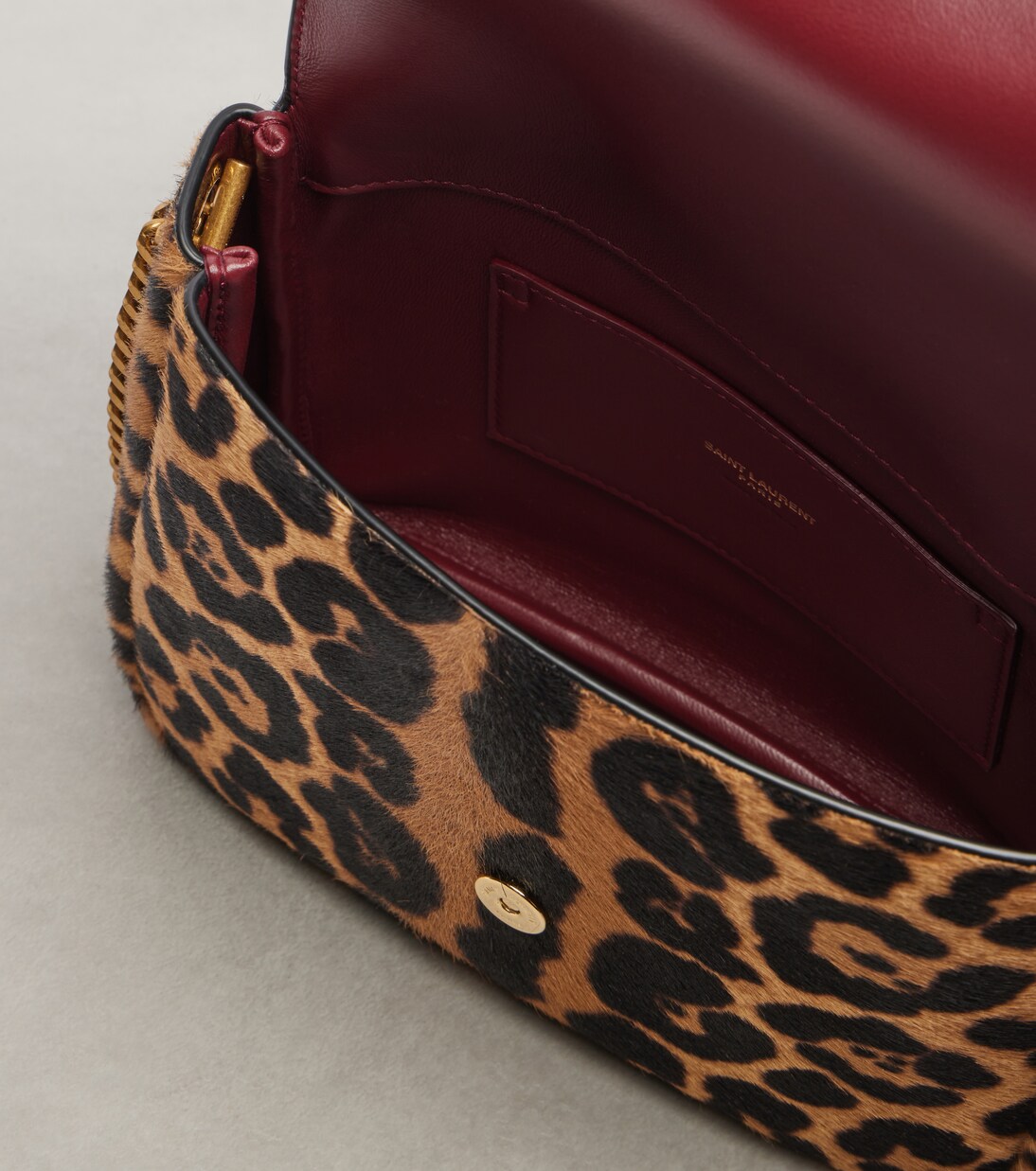 Kate Supple 카프 헤어 숄더 백 | Saint Laurent