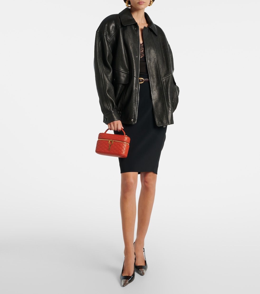 Schultertasche Gaby aus Leder | Saint Laurent